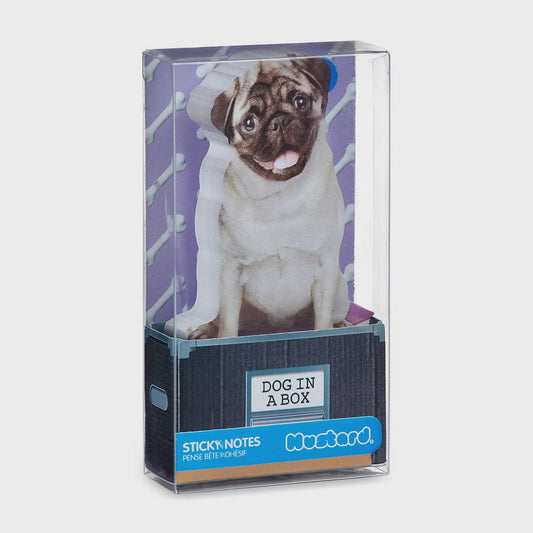 Mustard Dog in a Box Sticky Notes