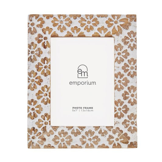 Emporium Mati Wooden Photo Frame 5 x 7"