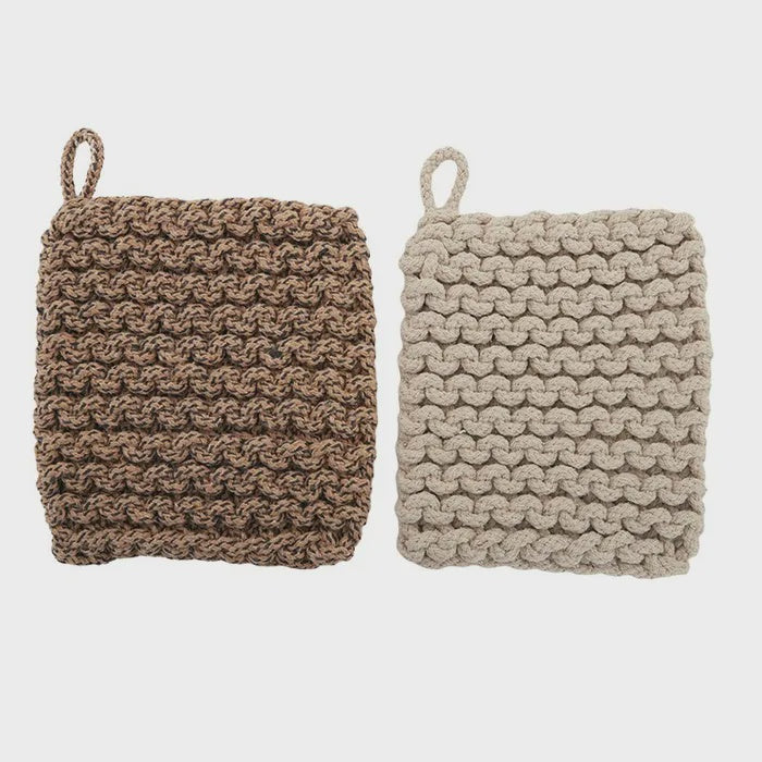 Assemble Knit Cotton Trivet