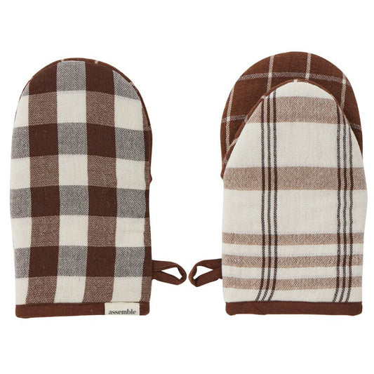 Assemble Kit Oven Mitt - Cocoa