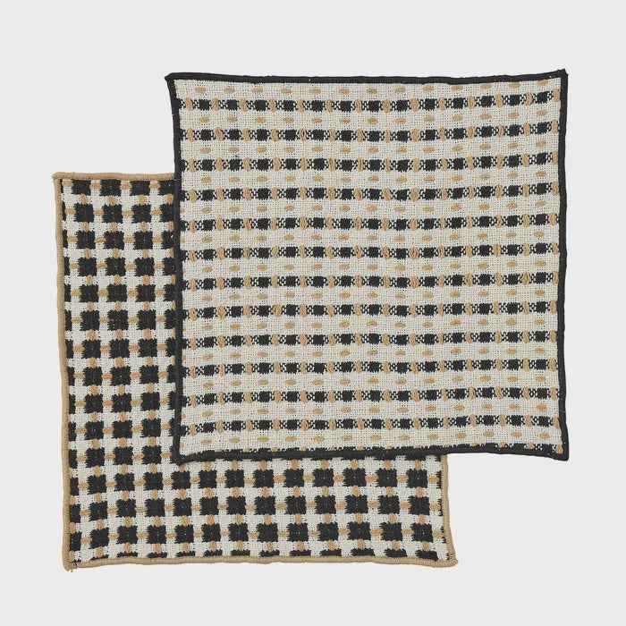 Assemble Kit Set/2 Dishcloth - Black