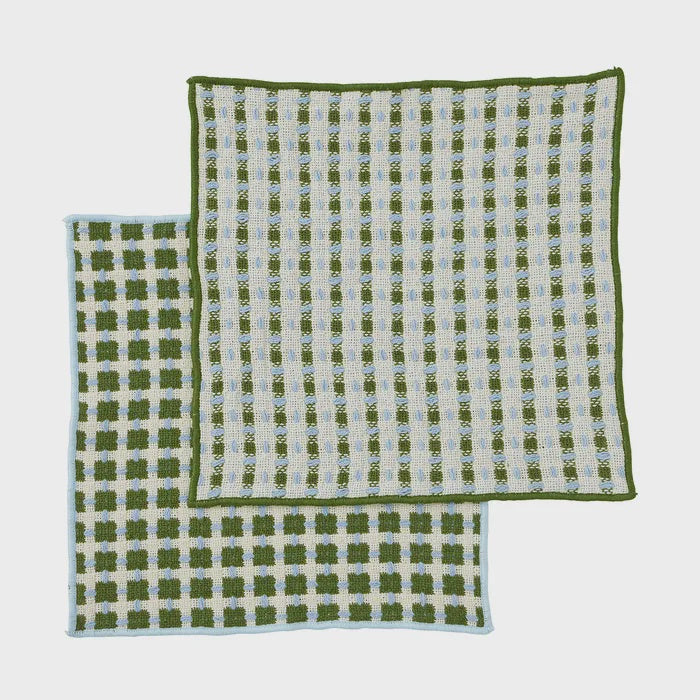 Assemble Kit Set/2 Dishcloth - Olive