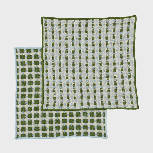 Assemble Kit Set/2 Dishcloth - Olive