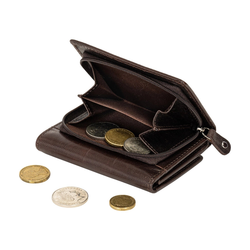 Greenwood Leather The Harvest Wallet - Brown
