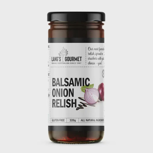 Lang's Gourmet 300g Balsamic Onion Relish
