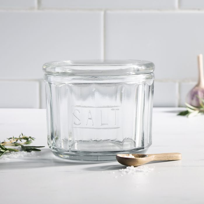 D&W Eltham Glass Salt Jar w/ Scoop