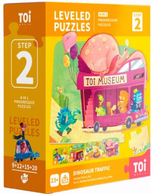 TOi World Leveled Puzzles - Step 2 - Dinosaur Traffic