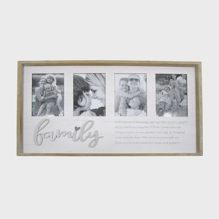 Cubby House Photo Frame - Family