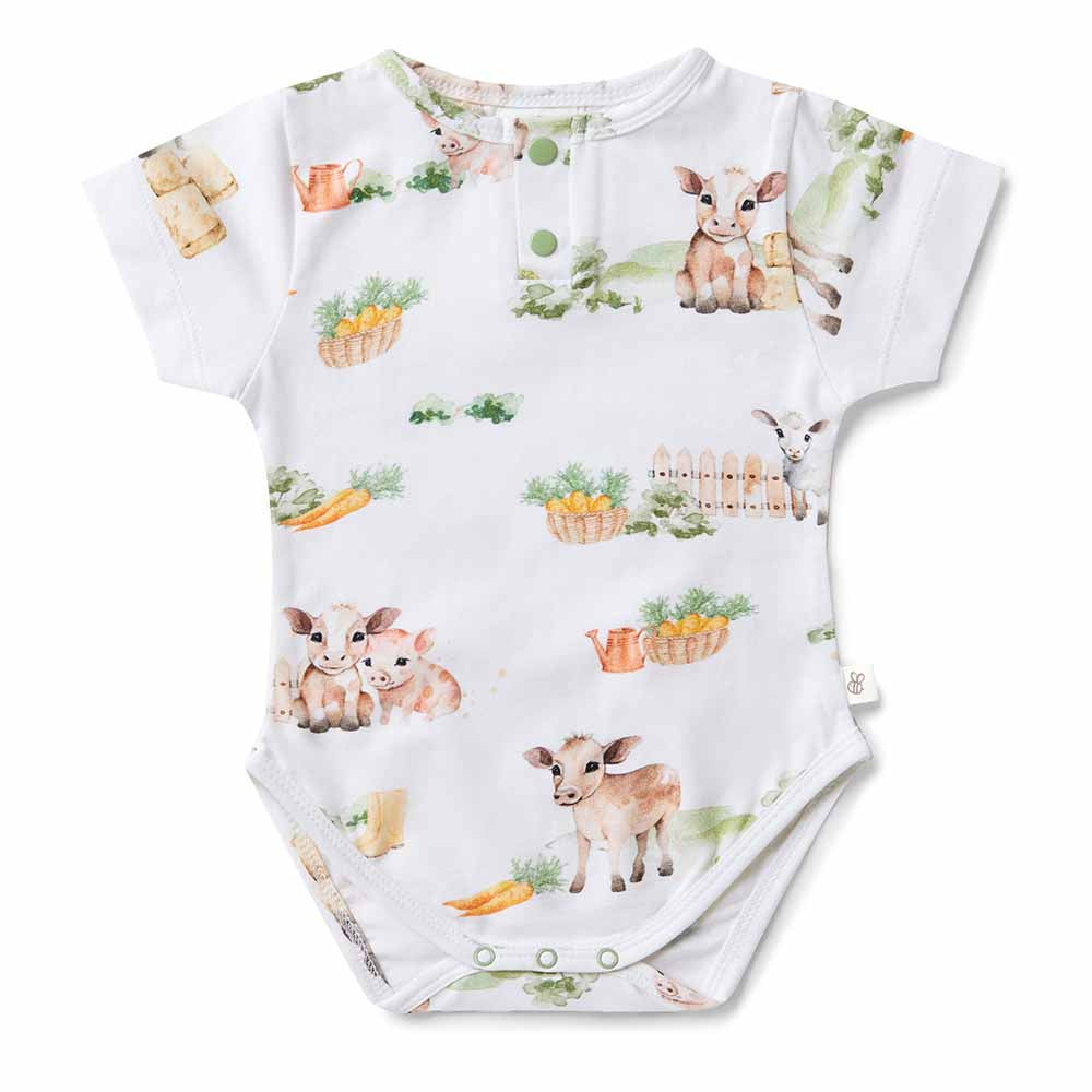 Snuggle Hunny Organic Short Sleeve Bodysuit