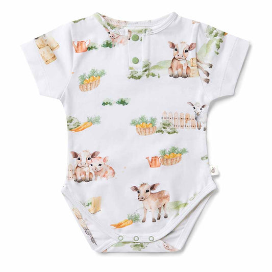 Snuggle Hunny Organic Short Sleeve Bodysuit