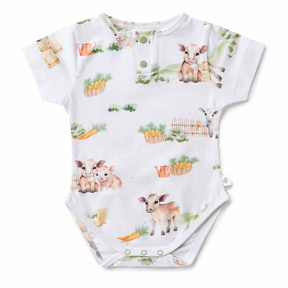 Snuggle Hunny Organic Short Sleeve Bodysuit