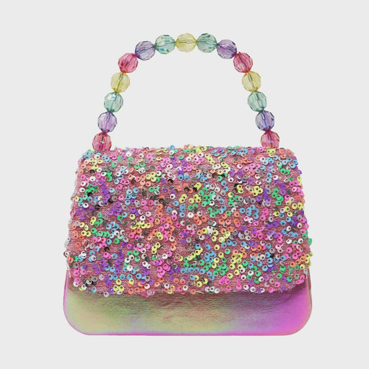Pink Poppy Sparkly Sequin Handbag