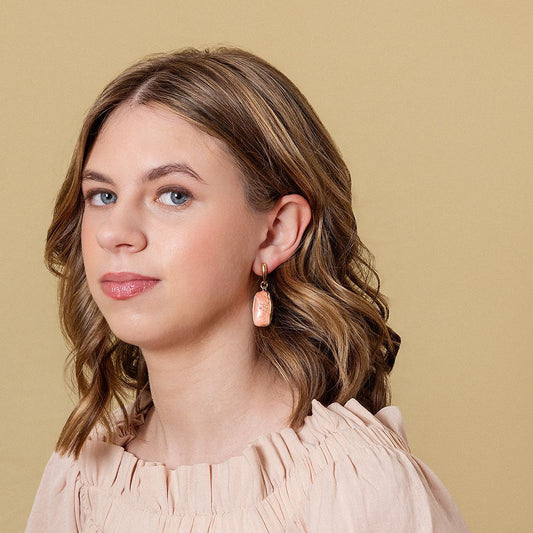 Enhance Accessories Fili Earrings - Pink