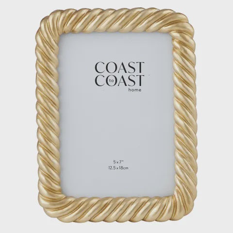 Coast To Coast Blake Resin Frame Gold 18 X 23 CM