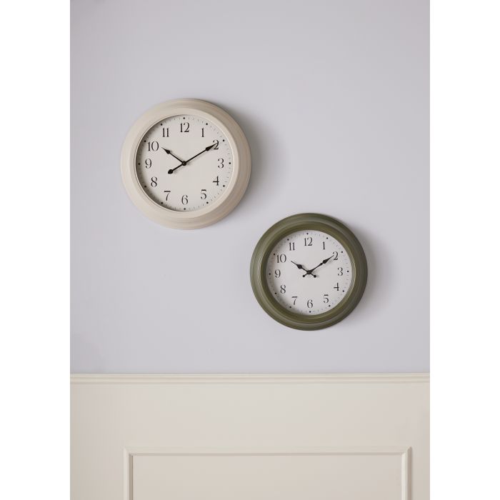 Society Home Marlow Wall Clock - Cream