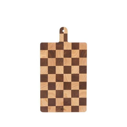 Davis & Waddell Essentials Hudson Acacia Wood Checkerboard Serving Board