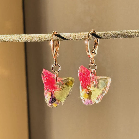 The Little Flower Handmade Lutruwita Huggies Earrings