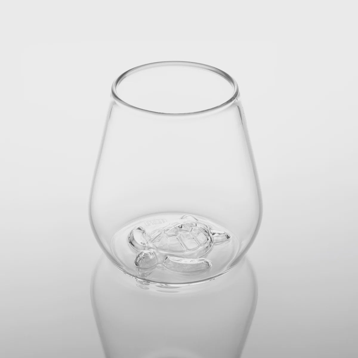 Uprising Glassware Stemless Glass - Green Sea Turtle