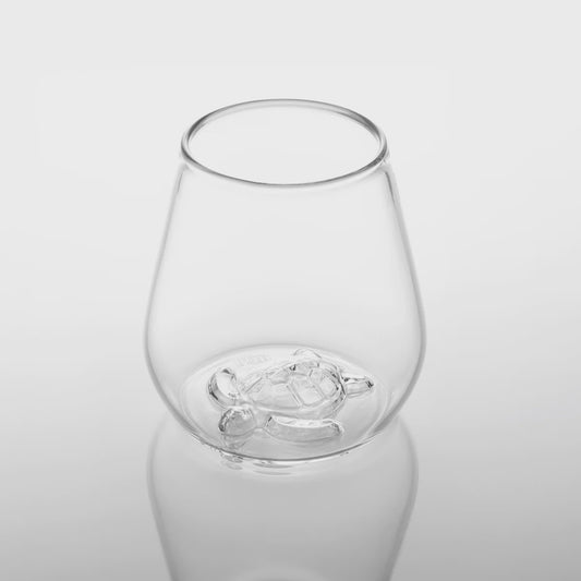 Uprising Glassware Stemless Glass - Green Sea Turtle