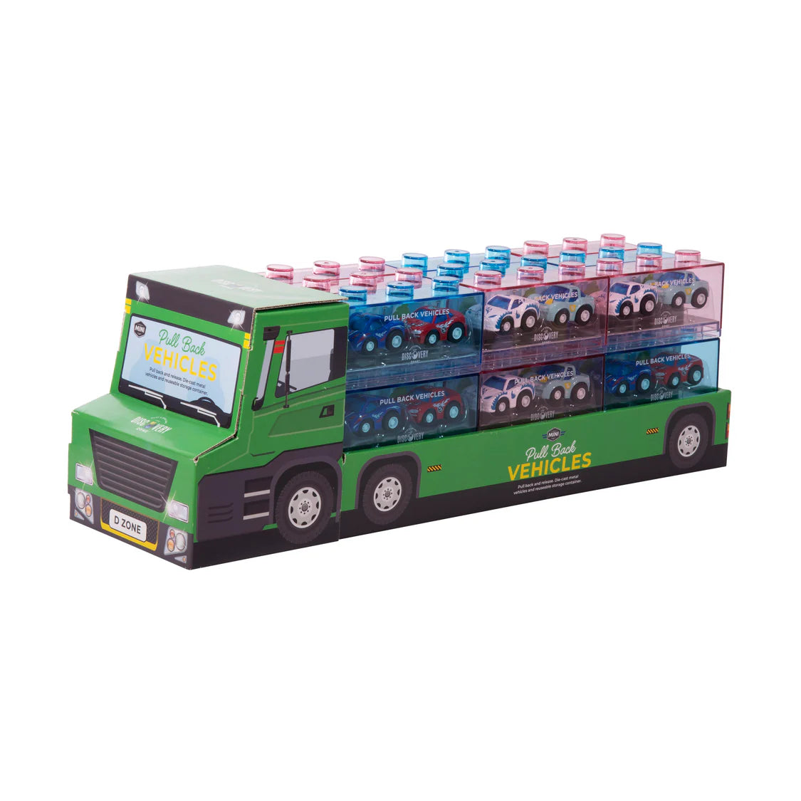 Discovery Zone Pull Back Vehicles - Mini Twin Pack