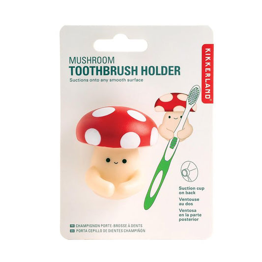 Kikkerland Mushroom Toothbrush Holder