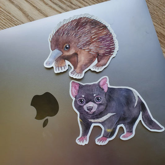 Watercolour By Cat Vinyl Sticker