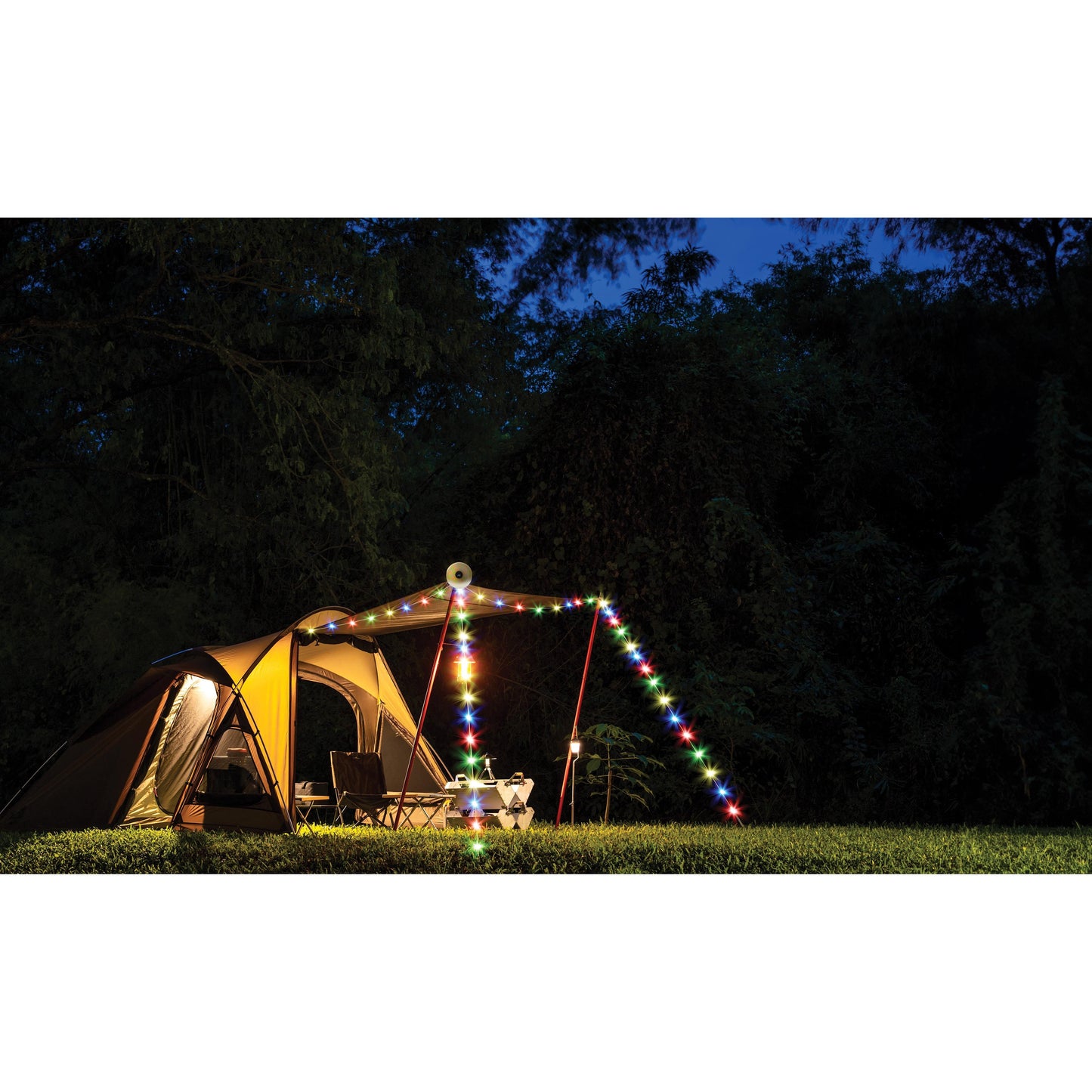 Maverick Retractable String Lights (Plain/Rainbow)