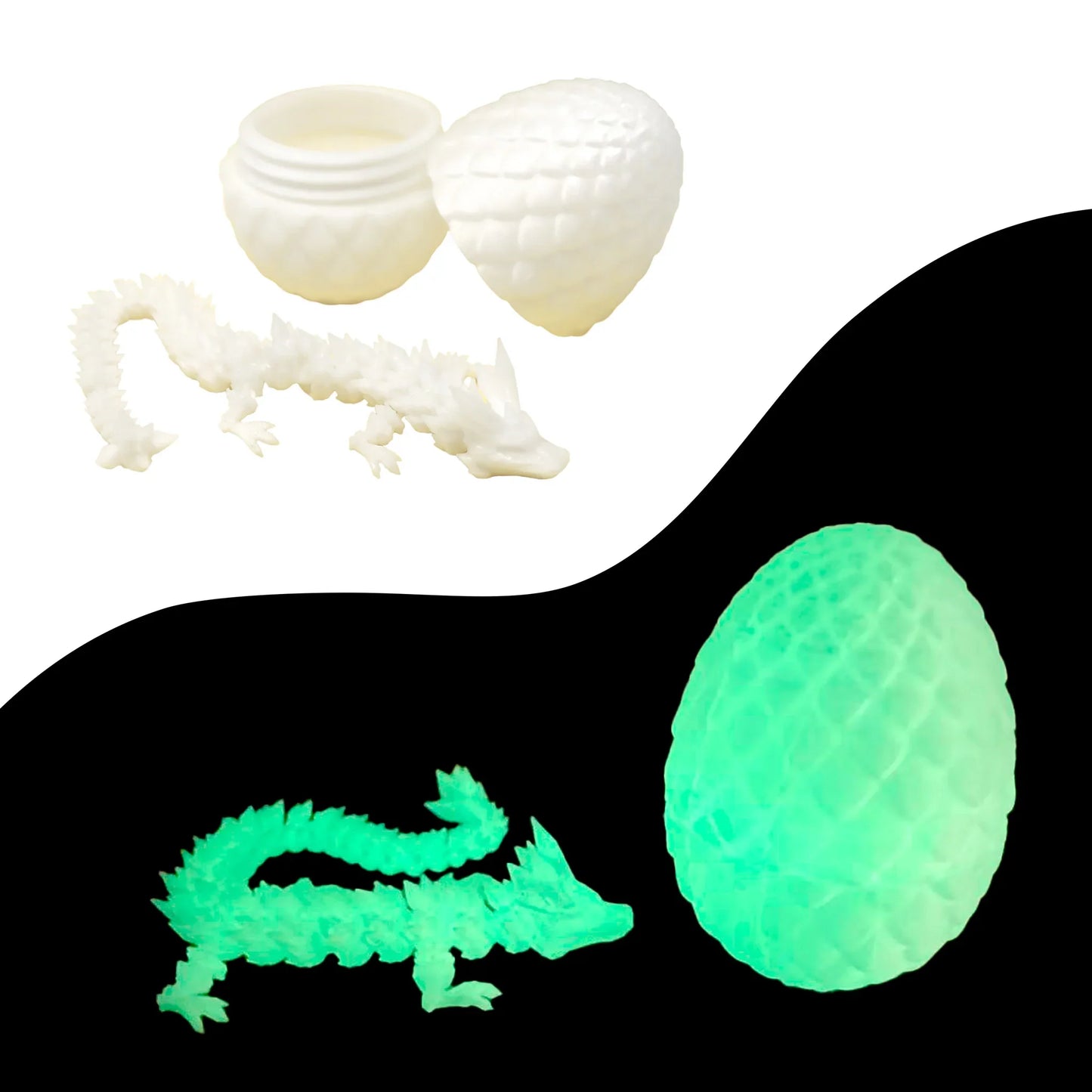 Pink Poppy 3D Printed Dragon Eggs 4 colours