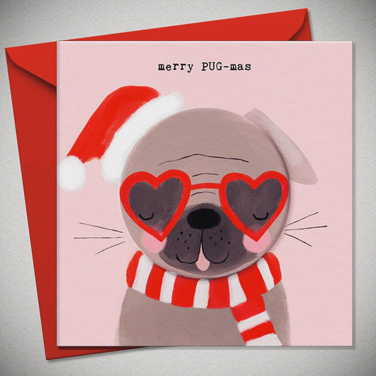 Bexy Boo Christmas Card - Pugmas