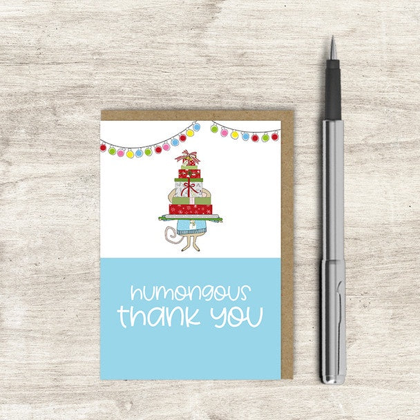 Dandelion Small Card Humongous Thank You