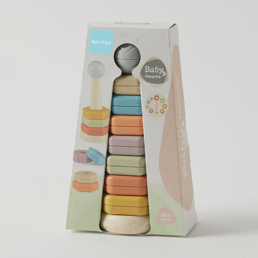 Jiggle & Giggle Eco-friendly Hexagon Stacker