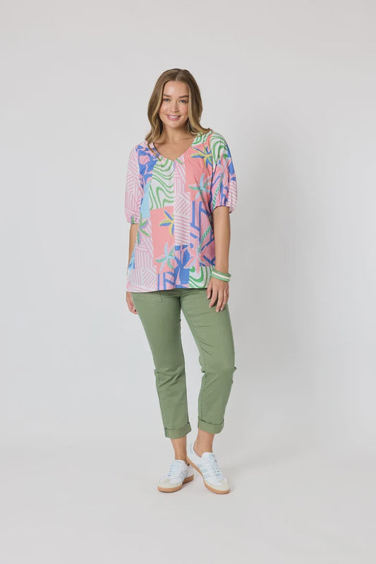 Denim by Threadz New Isabelle Pant Olive