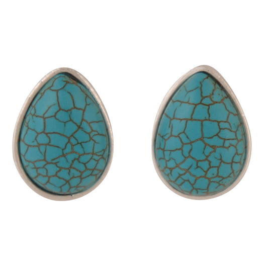 Enhance Accessories Jazzie Earrings - Turquoise