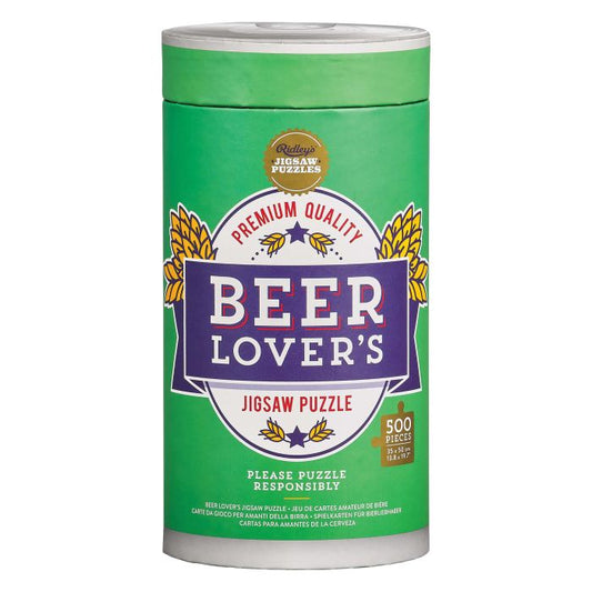Ridley's Beer Lover's 500pc Jigsaw Puzzle