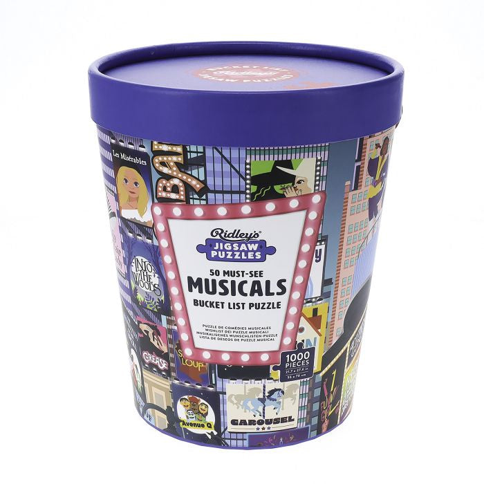 Ridleys 50 Must See Musicals Bucket List Puzzle