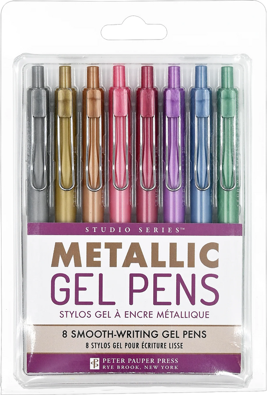 Peter Pauper Metallic Gel Pens