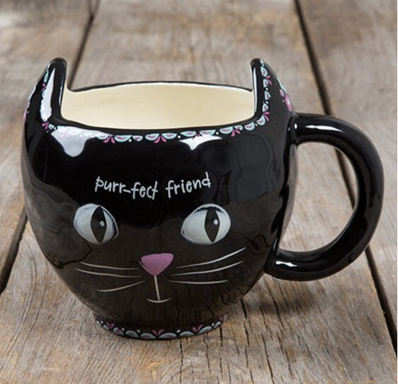 Natural Life Folk Mug Cat