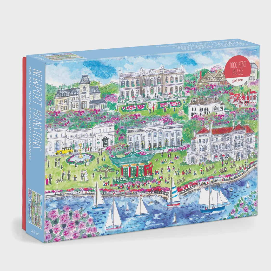 Galison Newport Mansions 1000pc Puzzle