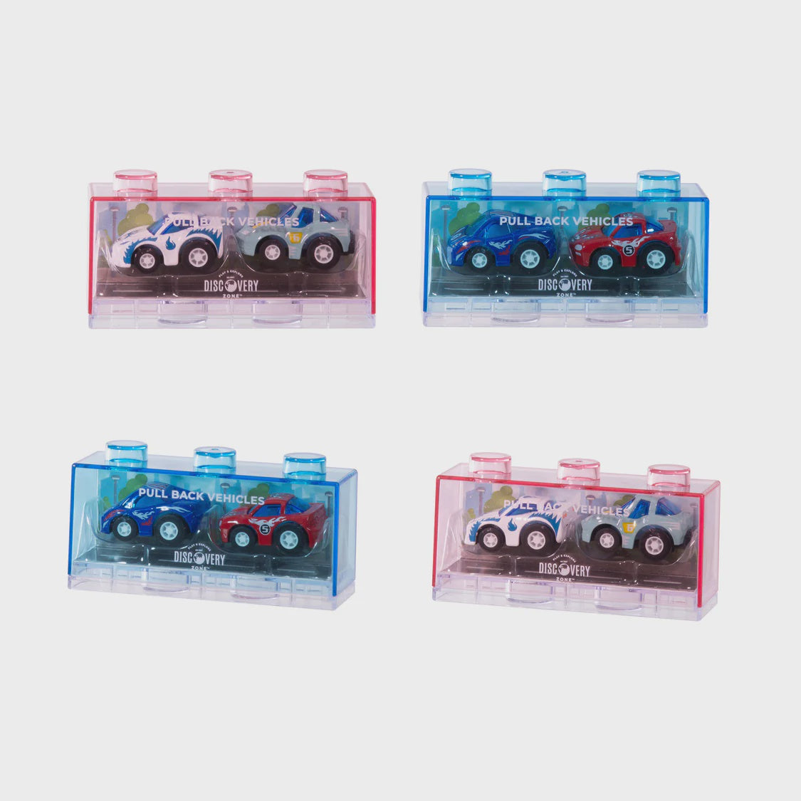 Discovery Zone Pull Back Vehicles - Mini Twin Pack