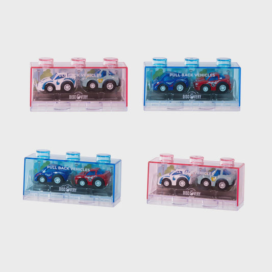 Discovery Zone Pull Back Vehicles - Mini Twin Pack