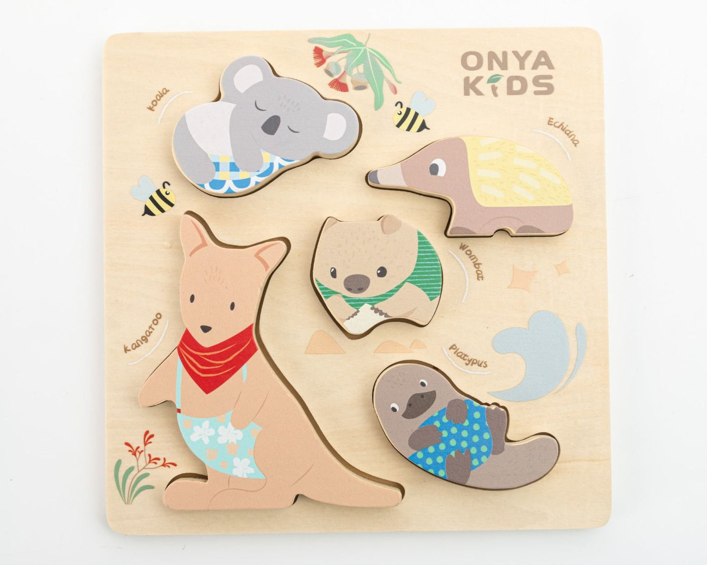 Onya Kids Aussie Animal Puzzle