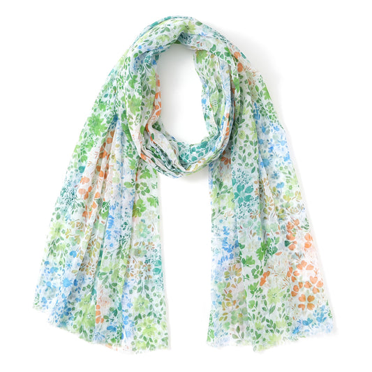 Enhance Accessories Pattie Scarf - Green