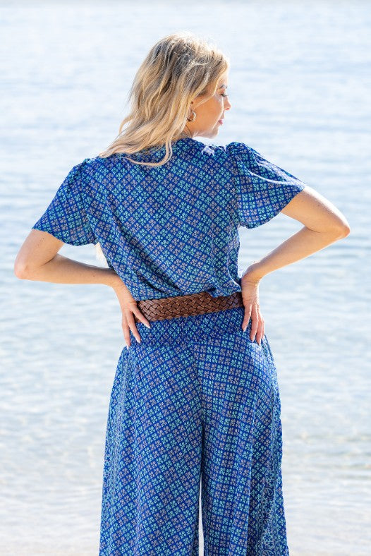 Cienna Pirrin Flare Sleeve Top