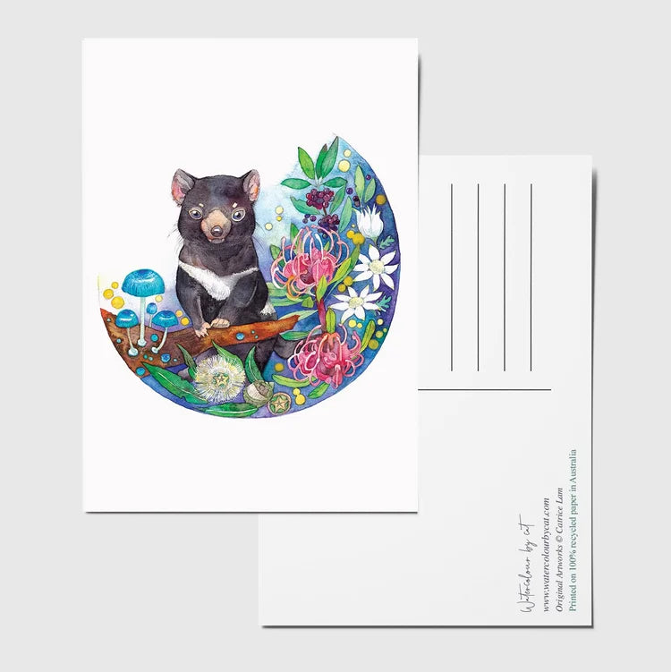 Watercolour By Cat Postcards