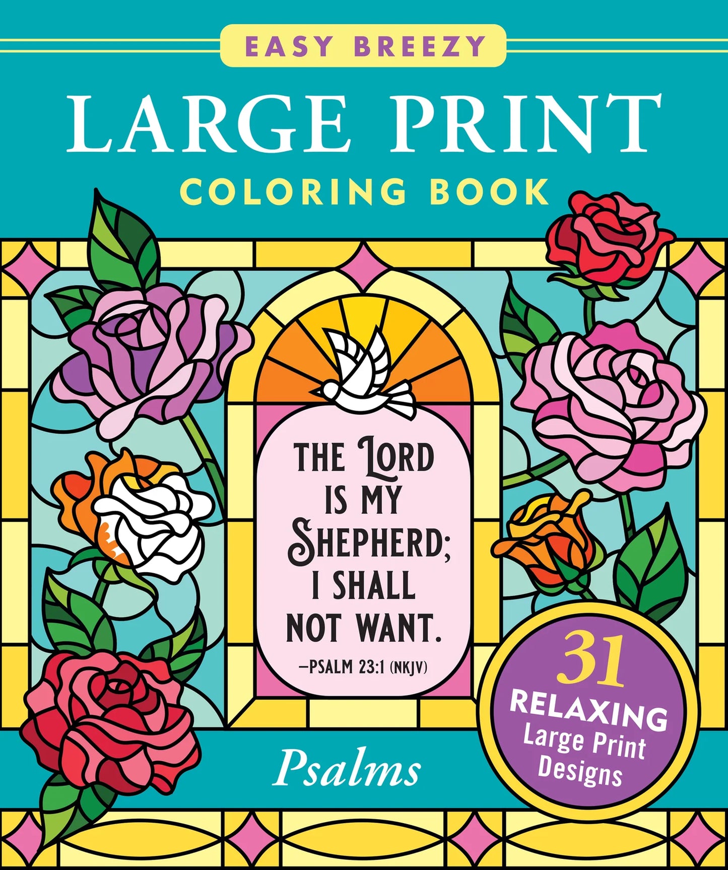 Peter Pauper Large Print Coloring Book