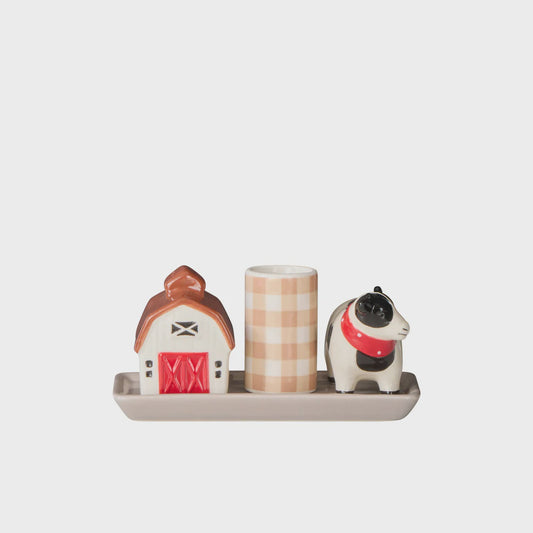 D&W Homestead Salt & Pepper 4pc Set