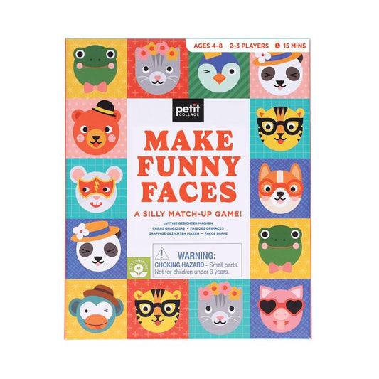 Petit Collage Make Funny Faces A Silly Match-up Game