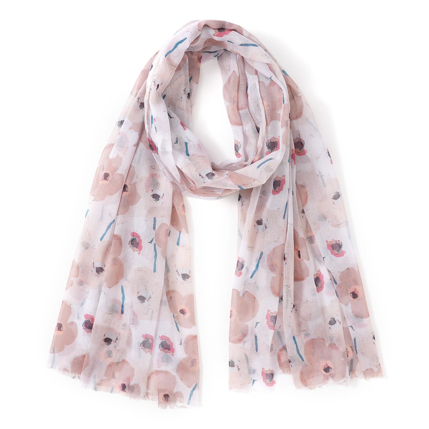 Enhance Accessories Remembrance Scarf  - Almond