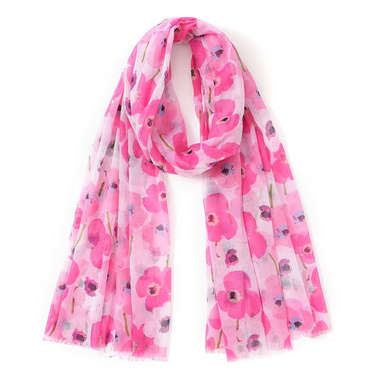 Enhance Accessories Rememberance Scarf- Pink