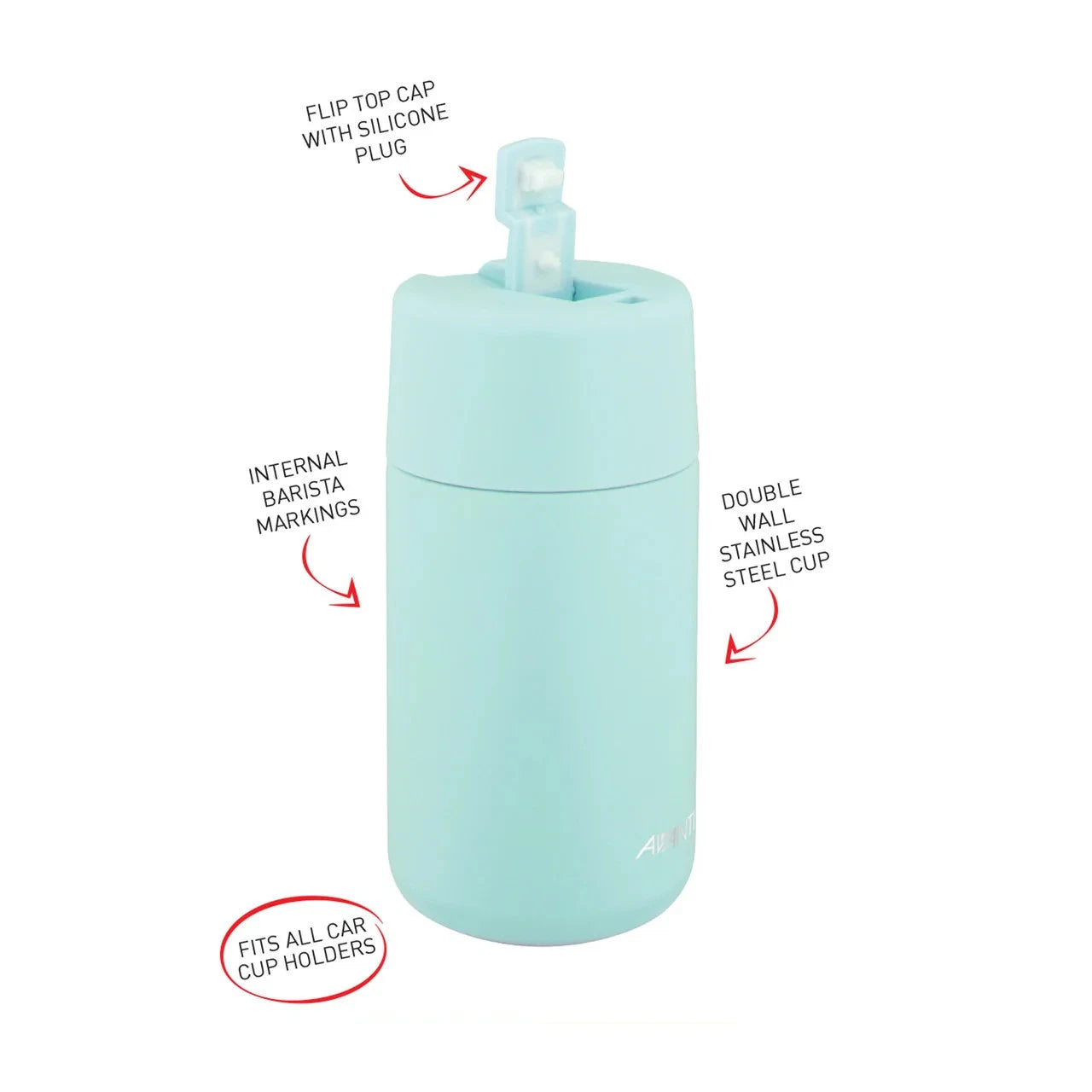 Avanti Brew Insulated Travel Cup 400ml 5 colours